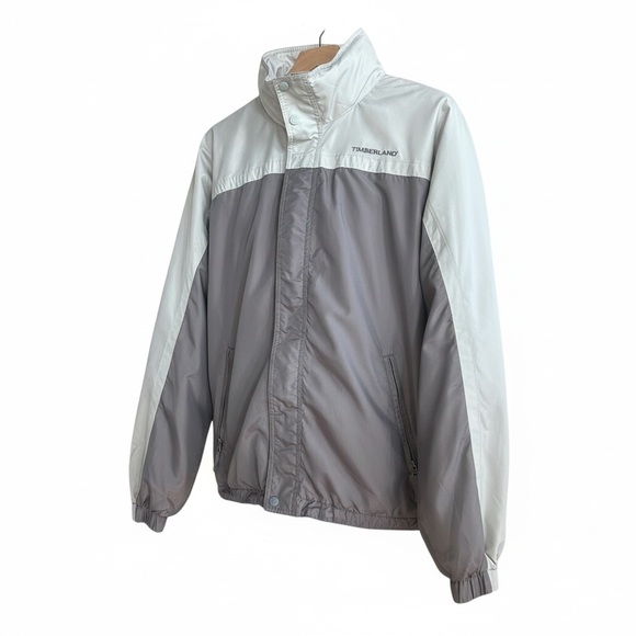 Timberland Other - Vintage Timberland Windbreaker Jacket Grey & White - Size L